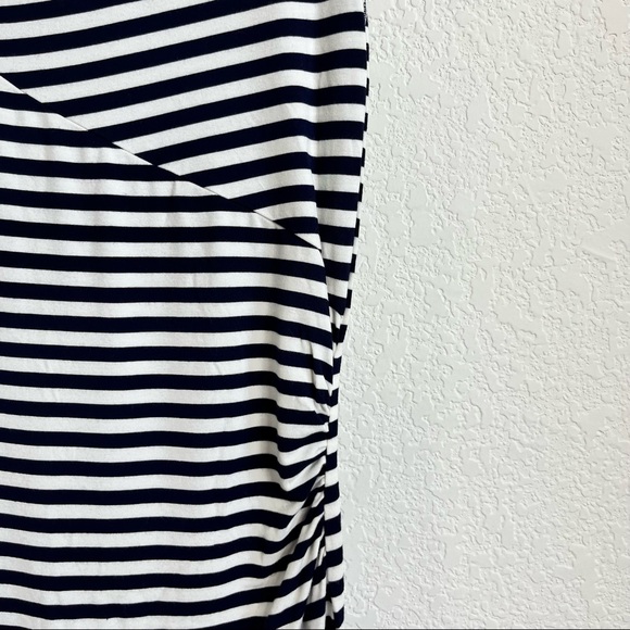 Yala Striped Asymmetrical Bamboo Sleeveless Dress - Picture 3 of 5